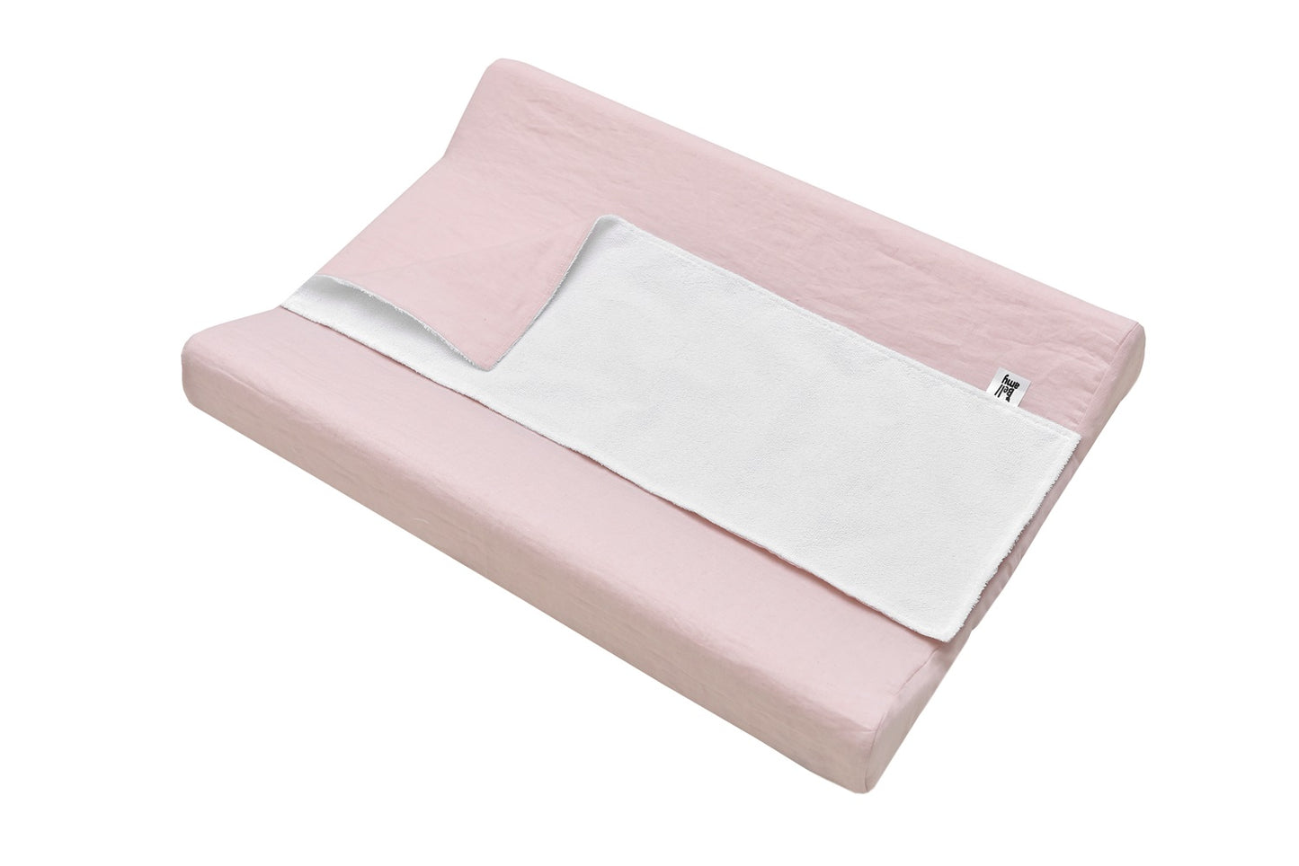 Wickelauflage mit Handtuch Rosa