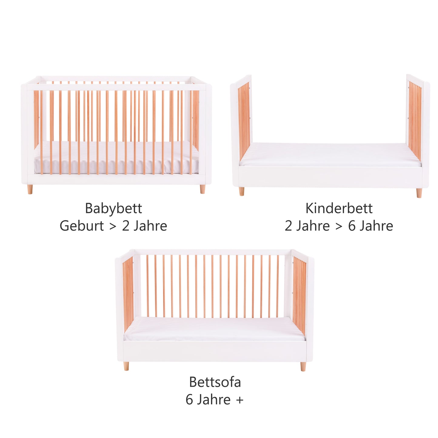 Babybett 70x140 Skandinavisch Siena
