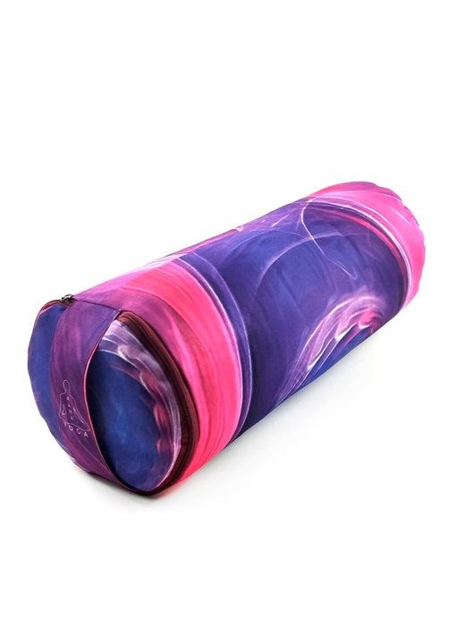 Yoga Bolster Kosmische Flamme – Magenta & Violett