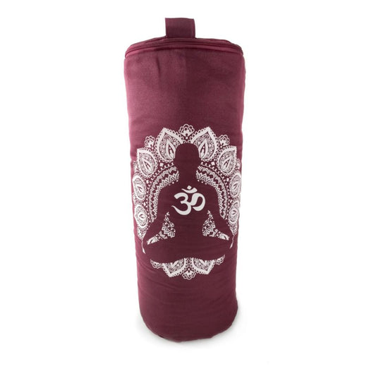 Yoga Bolster Rot "Om"