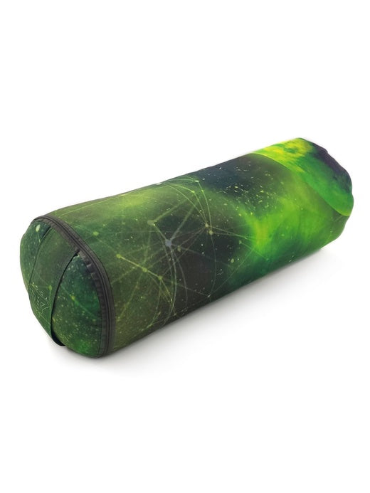 Yoga Bolster Grüne Galaxie