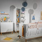 Babyzimmer Cube: Kommode, Kleiderschrank, Babybett 70x140